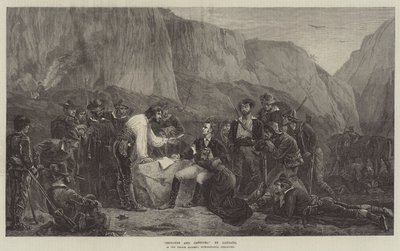 Brigands and Captives, in the French Gallery, International Exhibition by Fortune Joseph Seraphin Layraud